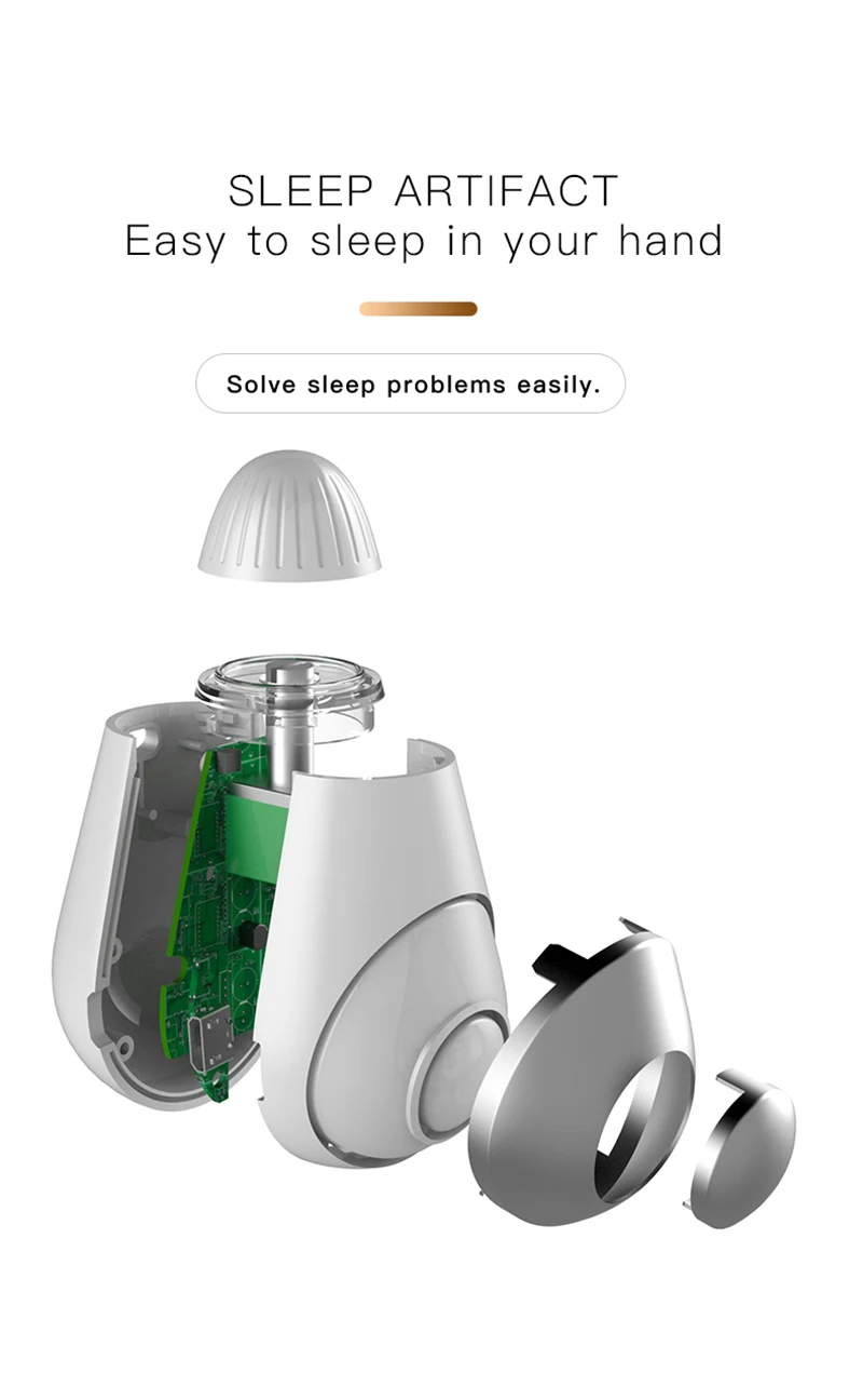 USB Charging Microcurrent Sleep Holding Sleep Aid Instrument Pressure Relief Sleep Device Hypnosis instrument Massager and Relax USB Charging Microcurrent Sleep Holding Sleep Aid Instrument Pressure Relief Sleep Device Hypnosis instrument Massager and Relax