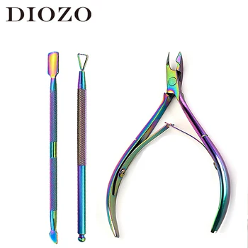 DIOZO Cuticle Nipper Spoon Cuticle Pusher Nail Tool Stainless Steel Dead Skin Remover Scissors Trimmer Cutter Clipper 3pcs/set
DIOZO Cuticle Nipper Spoon Cuticle Pusher Nail Tool Stainless Steel Dead Skin Remover Scissors Trimmer Cutter Clipper 3pcs/set