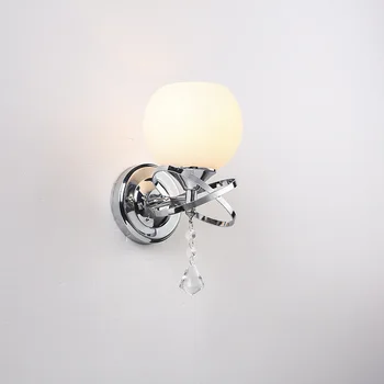 lamp bedside bedroom living room lamp modern simple led American style background wall corridor stair crystal wall lamp 
lamp bedside bedroom living room lamp modern simple led American style background wall corridor stair crystal wall lamp
