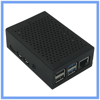 Aluminum Alloy Protective Case Box Shell with 1PCS Cooling Fan for Raspberry Pi 4B Motherboard
Aluminum Alloy Protective Case Box Shell with 1PCS Cooling Fan for Raspberry Pi 4B Motherboard