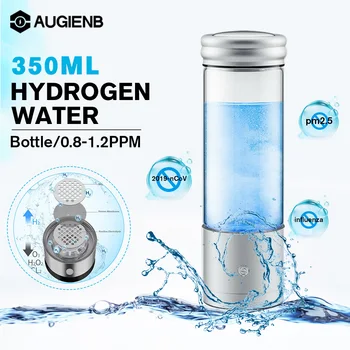 AUGIENB 350ml Hydrogen Rich Water Bottle Alkaline Ionizer Generator Healthy Anti-Aging USB Rechargeable with RGB LED Light
AUGIENB 350ml Hydrogen Rich Water Bottle Alkaline Ionizer Generator Healthy Anti-Aging USB Rechargeable with RGB LED Light