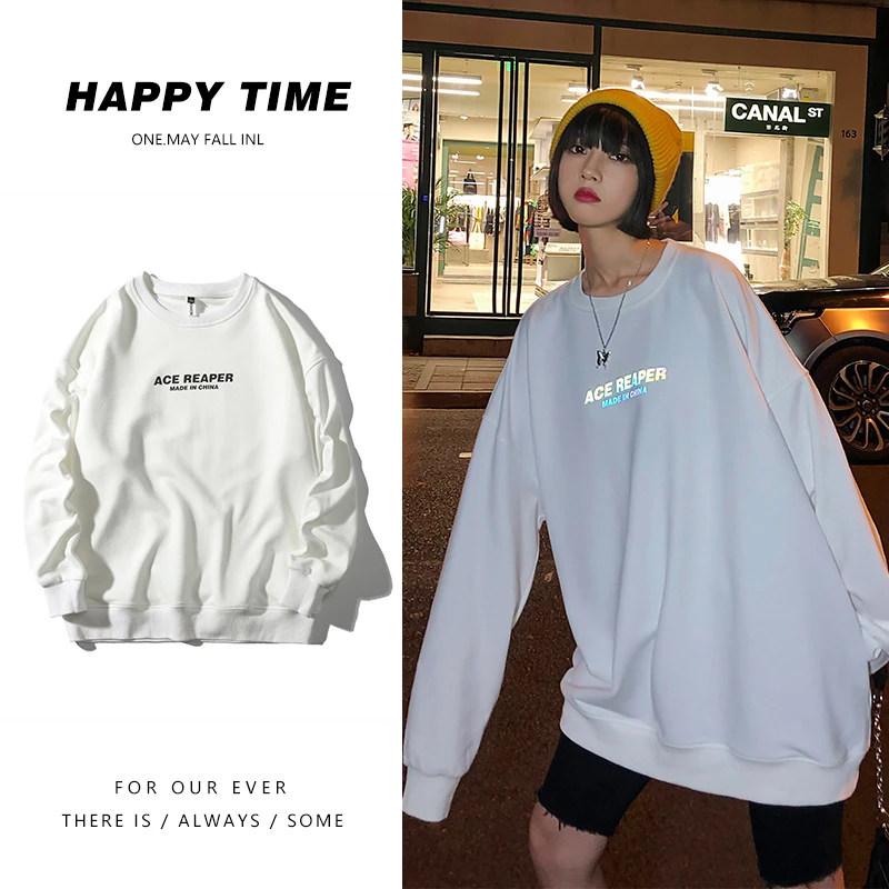 Womens Reflective Pattern Sweatshirts for Korean Fashion Fall Clothing Oversized Crew Neck Tops and Loose Fit Hip Hop Pullovers
Womens Reflective Pattern Sweatshirts for Korean Fashion Fall Clothing Oversized Crew Neck Tops and Loose Fit Hip Hop Pullovers