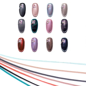 Nail Chains Nail Art Supplies 12 Strips Metallic Nail Chains Glitter Bling Design Nail Jewels Decoration Accessories 3D Nail Cha 
Nail Chains Nail Art Supplies 12 Strips Metallic Nail Chains Glitter Bling Design Nail Jewels Decoration Accessories 3D Nail Cha