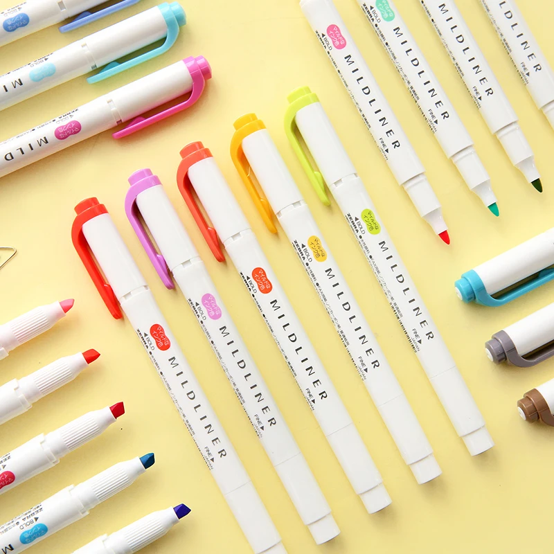 Zebra Mild color Highlighter Pen WKT7 Mildliner Friendly Fine Bold Marker pens for Lettering Drawing Paint Art School F506
Zebra Mild color Highlighter Pen WKT7 Mildliner Friendly Fine Bold Marker pens for Lettering Drawing Paint Art School F506