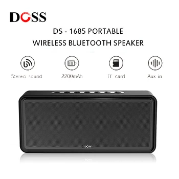 NEW DOSS DS-1685 Portable Wireless Bluetooth Soundbar Speaker High-Quality Stereo Sound 3.5mm AUX Audio Input Subwoofer Speaker
NEW DOSS DS-1685 Portable Wireless Bluetooth Soundbar Speaker High-Quality Stereo Sound 3.5mm AUX Audio Input Subwoofer Speaker