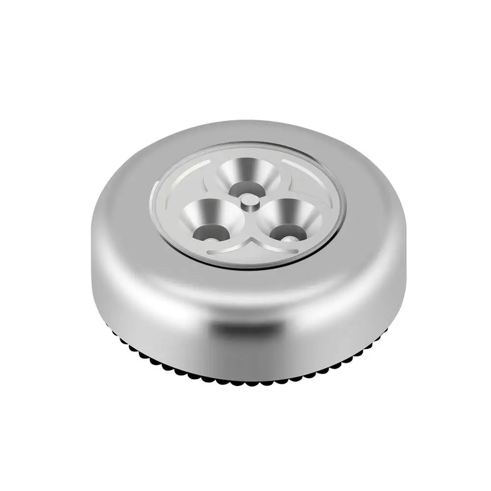 Round LED Pat Lamp 3 LEDs Touch Lamp Ceiling Wall/Cabinet Light Mini LED Night Light Battery-powered Bedside Emergency Lamp
Round LED Pat Lamp 3 LEDs Touch Lamp Ceiling Wall/Cabinet Light Mini LED Night Light Battery-powered Bedside Emergency Lamp