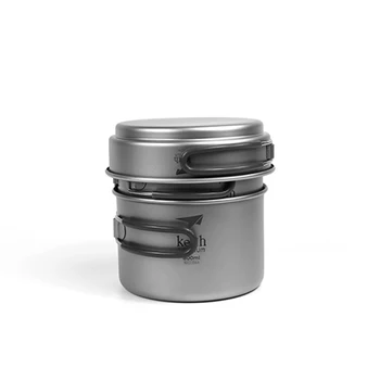 3in1 Keith Cooking Pots Titanium Kitchen Cookware Bowl Frying Pan For Camping Hiking Traving Hunting Titanium Cookware w/ Bag
3in1 Keith Cooking Pots Titanium Kitchen Cookware Bowl Frying Pan For Camping Hiking Traving Hunting Titanium Cookware w/ Bag