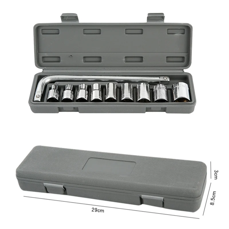 10pcs Socket Wrench Head Sleeve Double EndHand Tools Auto Repair Tool Casing Removal Tool Cart Standard 8-21 Mm Ratchet Wrench
10pcs Socket Wrench Head Sleeve Double EndHand Tools Auto Repair Tool Casing Removal Tool Cart Standard 8-21 Mm Ratchet Wrench