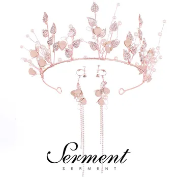 SERMENT Princess Wedding Bridal Bridesmaid Tiara Crown Girls Crystal Zircon Jewelry Hair Accessories Bride Birthday Crown 
SERMENT Princess Wedding Bridal Bridesmaid Tiara Crown Girls Crystal Zircon Jewelry Hair Accessories Bride Birthday Crown