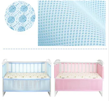 Crib Fence Breathable Mesh Crib Liner Baby Anti-collision Bedding Kit Removable Adjustable Length Two Colors Optional 
Crib Fence Breathable Mesh Crib Liner Baby Anti-collision Bedding Kit Removable Adjustable Length Two Colors Optional