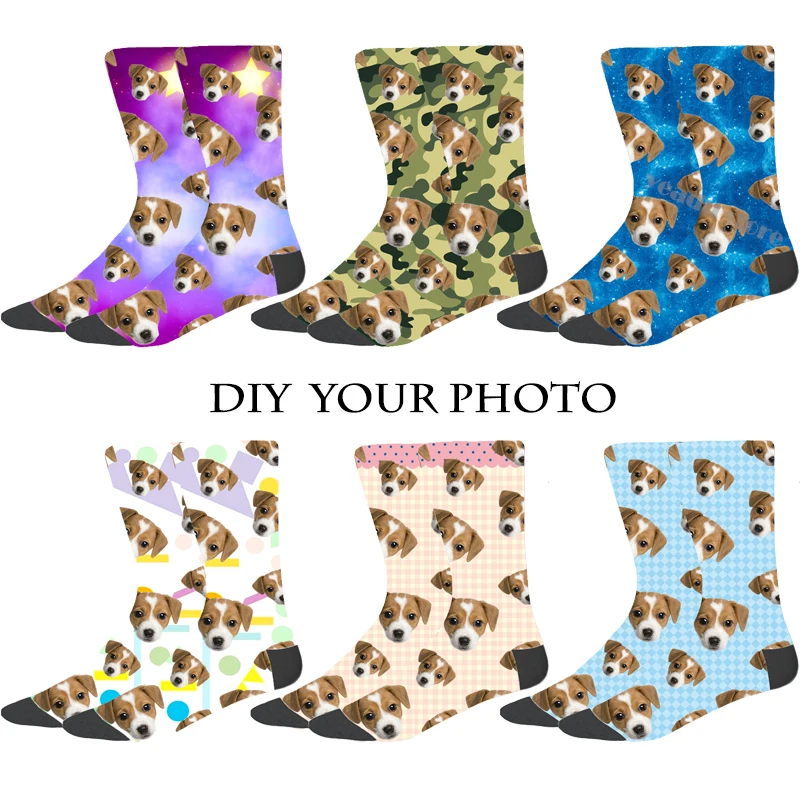 Custom Novelty DIY Men&Women Socks Funny Print Harajuku Dog Cat lattice Starry sky Personalized Your Face Photo on Sox Xmas Gift
Custom Novelty DIY Men&Women Socks Funny Print Harajuku Dog Cat lattice Starry sky Personalized Your Face Photo on Sox Xmas Gift