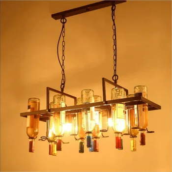 Loft Retro Bottle Chandelier Bar Restaurant Living Room Color Glass Bottle Industrial Retro industrial style loft chandelier cre
Loft Retro Bottle Chandelier Bar Restaurant Living Room Color Glass Bottle Industrial Retro industrial style loft chandelier cre