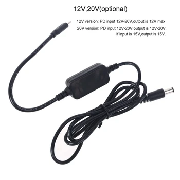 36W USB C PD Type C to 12V 20V 5.5x2.5mm Conveter Adapter Cable Cord Line for Wifi Router LED Light CCTV Camera
36W USB C PD Type C to 12V 20V 5.5x2.5mm Conveter Adapter Cable Cord Line for Wifi Router LED Light CCTV Camera