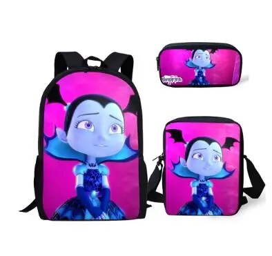 Children's School Backpack Vampirina Print Pattern School Book Bags Cartoon Arts Girl Design 3PCs Set Students Bags
Children's School Backpack Vampirina Print Pattern School Book Bags Cartoon Arts Girl Design 3PCs Set Students Bags