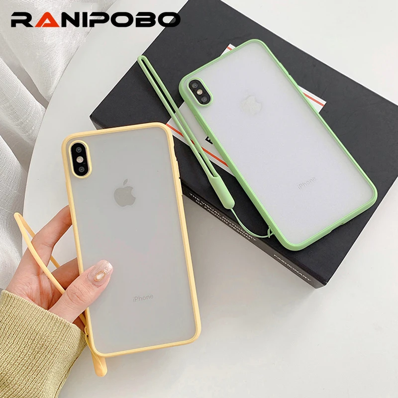 Candy Color Matte Couple Phone Case For iphone X XS Max XR Transparent Cover With Wrist Strap Lanyard For iPhone X 7 8 6 6S Plus
Candy Color Matte Couple Phone Case For iphone X XS Max XR Transparent Cover With Wrist Strap Lanyard For iPhone X 7 8 6 6S Plus