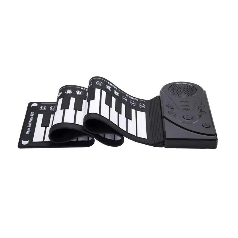 49 Keys Piano Midi Keyboard Soft Portable Digital Roll Up Pianos Black for Child Beginner Children
49 Keys Piano Midi Keyboard Soft Portable Digital Roll Up Pianos Black for Child Beginner Children