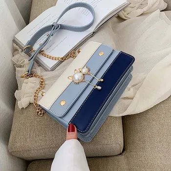 Original Stitching Women's Shoulder Bags Kawaii Cat-type Pearl Women Shoulder Messenger Bag Designer Brand Women Messenger Bags
Original Stitching Women's Shoulder Bags Kawaii Cat-type Pearl Women Shoulder Messenger Bag Designer Brand Women Messenger Bags
