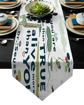 Cartoon Alphabet Giraffe Lion Turtle Alphabet Table Runner Table Flag Home Party Decorative Tablecloth Table Runners for Wedding
Cartoon Alphabet Giraffe Lion Turtle Alphabet Table Runner Table Flag Home Party Decorative Tablecloth Table Runners for Wedding