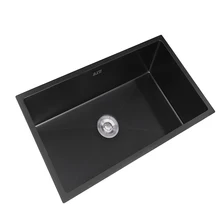 Nano Sink Single Slot Black Kitchen Sink Table Basin Embedd Dishwasher 304 Stainless Steel Dish Washing Basin Kitchen Large Size 
Nano Sink Single Slot Black Kitchen Sink Table Basin Embedd Dishwasher 304 Stainless Steel Dish Washing Basin Kitchen Large Size
