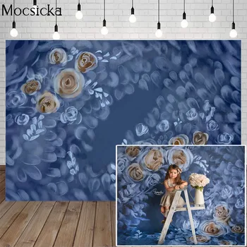 Mocsicka Blooming Blue Flowers Photography Background Hand Drawn Style Dream Backdrop Child Portrait Decoration Props Studio
Mocsicka Blooming Blue Flowers Photography Background Hand Drawn Style Dream Backdrop Child Portrait Decoration Props Studio