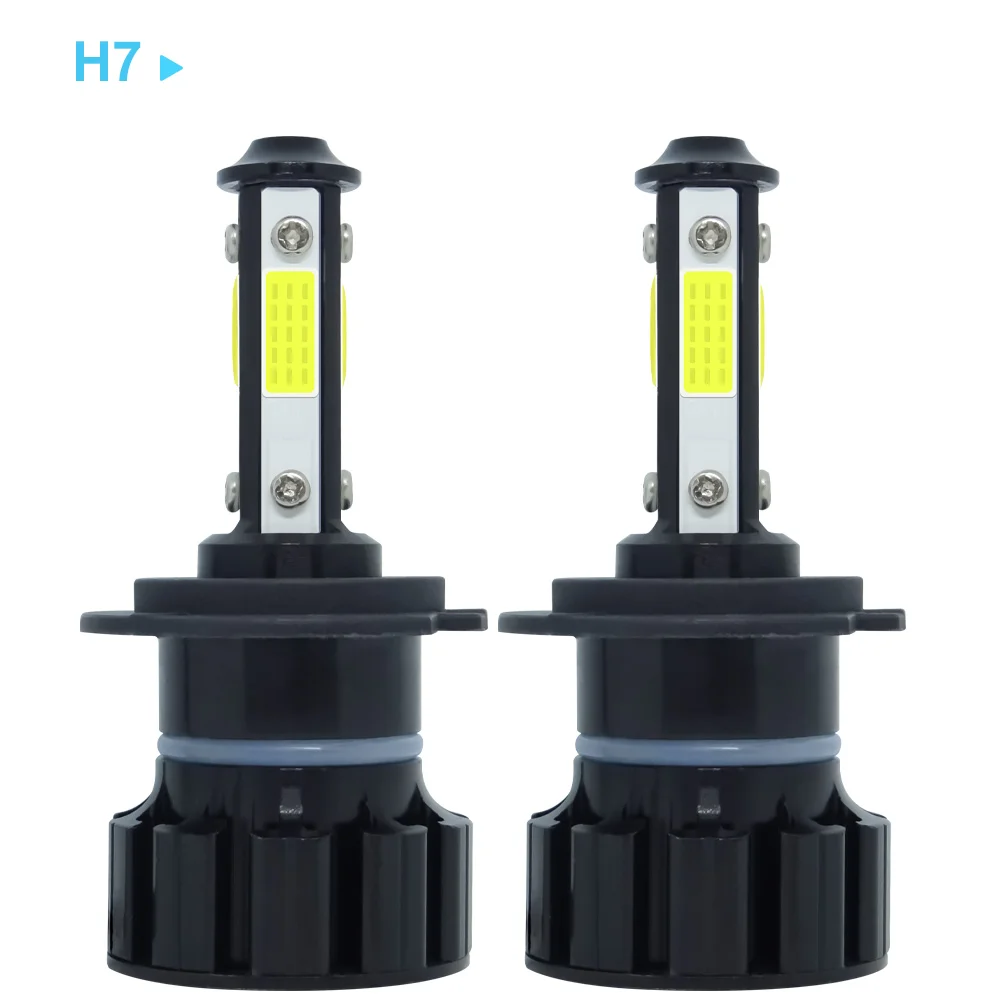 New 4Sides LED Headlight Bulbs H4 H7 H8 H9 H11 9005 HB3 9006 HB4 Auto Car Lights 6000K 8000K Turbo Fog Headlamp Kits 12V 24V
New 4Sides LED Headlight Bulbs H4 H7 H8 H9 H11 9005 HB3 9006 HB4 Auto Car Lights 6000K 8000K Turbo Fog Headlamp Kits 12V 24V