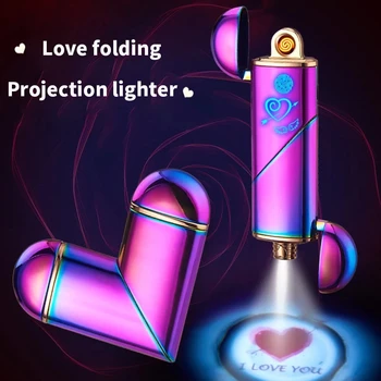 Electronic cigarette heart-shaped lighter rotatable USB electronic love lighter Christmas lighter gift
Electronic cigarette heart-shaped lighter rotatable USB electronic love lighter Christmas lighter gift