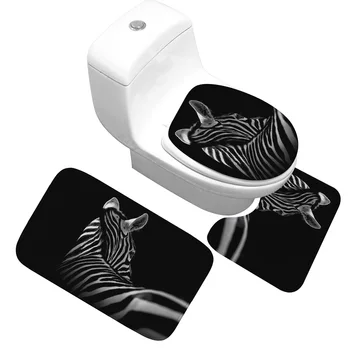 Honlaker Simple Fashion Zebra Pattern Bathroom Absorbent Floor 3 Piece Carpet Non-slip Mats Bath Bath Set Rug Mat Bath Toilet
Honlaker Simple Fashion Zebra Pattern Bathroom Absorbent Floor 3 Piece Carpet Non-slip Mats Bath Bath Set Rug Mat Bath Toilet