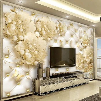 Custom Photo Wall Paper 3D Pearl Soft Pack Jewelry Flower Living Room Bedroom TV Background Wall Murals Wallpaper For Walls 3D 
Custom Photo Wall Paper 3D Pearl Soft Pack Jewelry Flower Living Room Bedroom TV Background Wall Murals Wallpaper For Walls 3D
