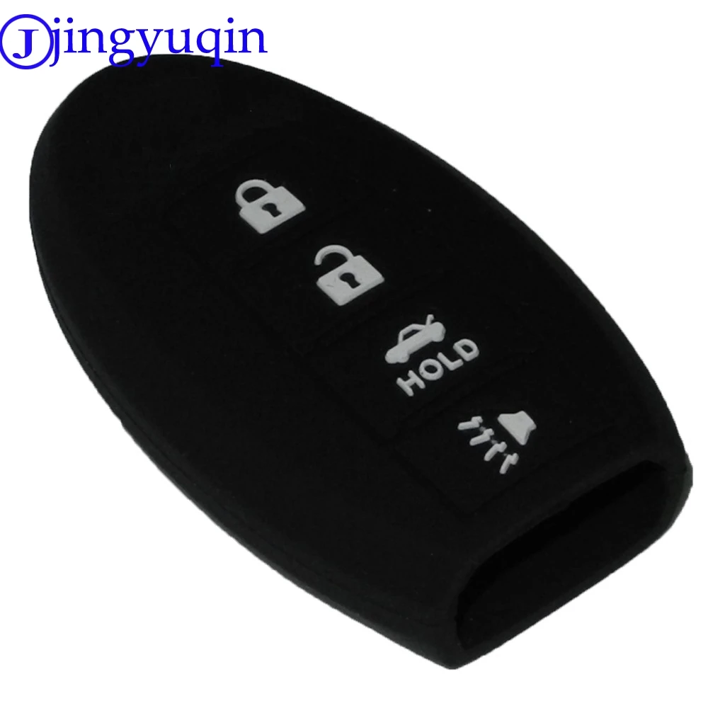 jingyuqin New 4 Buttons Remote Silicone Rubber Key Fob Cover Case For Infiniti EX FX G37 Q60 QX50 QX70 Smart Key
jingyuqin New 4 Buttons Remote Silicone Rubber Key Fob Cover Case For Infiniti EX FX G37 Q60 QX50 QX70 Smart Key