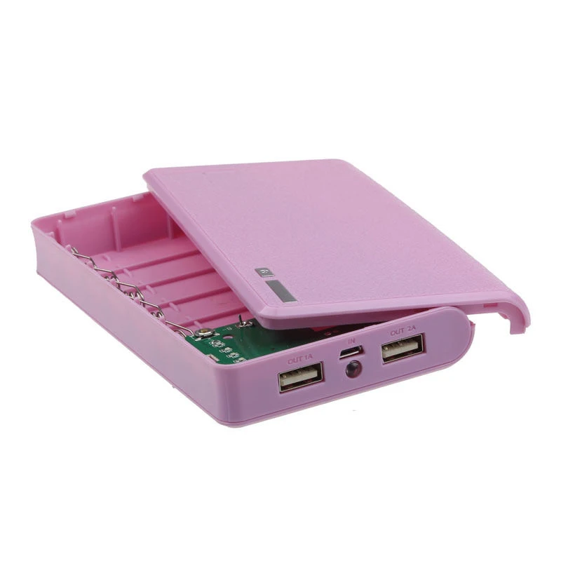 4/6 x 18650 for Smart Mobile Cell Phone Dual USB Power Charger Bank Backup Battery Box Case Power Bank Cover Accessories
4/6 x 18650 for Smart Mobile Cell Phone Dual USB Power Charger Bank Backup Battery Box Case Power Bank Cover Accessories