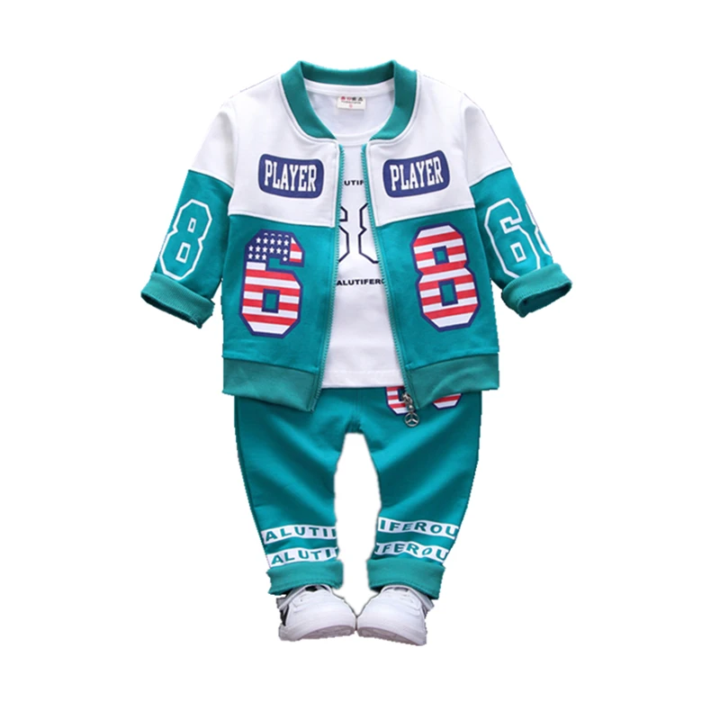 Spring Autumn Baby Clothes Suit Children Boy Girls Letter Jackets T Shirt Pants 3Pcs/set Toddler Casual Clothing Kids Tracksuits
Spring Autumn Baby Clothes Suit Children Boy Girls Letter Jackets T Shirt Pants 3Pcs/set Toddler Casual Clothing Kids Tracksuits