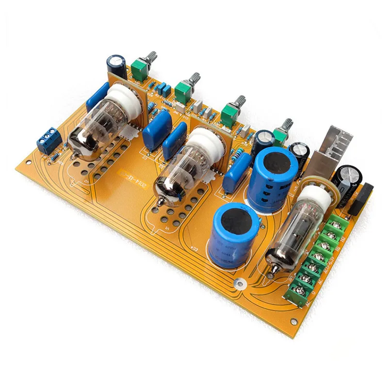 12AX7 ECC83 X2 6Z4 6X4 bile rectifier tube tone board, balanced high and low bass. Improve the professional voice
12AX7 ECC83 X2 6Z4 6X4 bile rectifier tube tone board, balanced high and low bass. Improve the professional voice