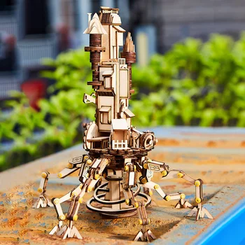 DIY Wooden Puzzle Exercise Practical Ability Color Cognition Assembled Robot Model Handmade 3D Stereoscopic Assembly Toys
DIY Wooden Puzzle Exercise Practical Ability Color Cognition Assembled Robot Model Handmade 3D Stereoscopic Assembly Toys