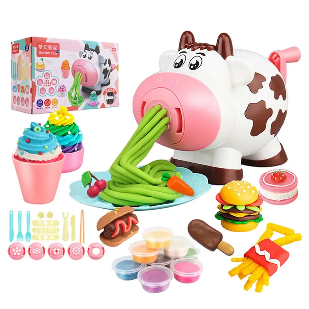 Children's Plasticine Mold Tool Cow Noodle Machine Set Color Clay Handmade Girl Toy Clay
Children's Plasticine Mold Tool Cow Noodle Machine Set Color Clay Handmade Girl Toy Clay
