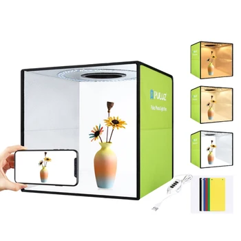 Photography Lightbox Mini Photo Studio Light Box with 6 color Backdrops Photo Shooting Tent Kit LED Light Room Foldable Lighting
Photography Lightbox Mini Photo Studio Light Box with 6 color Backdrops Photo Shooting Tent Kit LED Light Room Foldable Lighting
