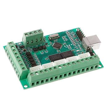CNC USB MACH3 100Khz Breakout Board 5 Axis Interface Driver Motion Controller U4LB
CNC USB MACH3 100Khz Breakout Board 5 Axis Interface Driver Motion Controller U4LB