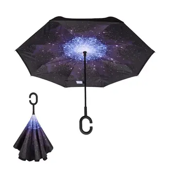Double-Layer Lazy Umbrella Windproof Reverse Folding Inverted Chuva Umbrella Self Stand Rain Protection C-Hook Hands For Car
Double-Layer Lazy Umbrella Windproof Reverse Folding Inverted Chuva Umbrella Self Stand Rain Protection C-Hook Hands For Car