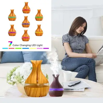 New 200ml Wood Grain Essential Oil Diffuser Ultrasonic Air Humidifier USB 5V Drop 2-8 hours Humidifier Aromatherapy below 36dB
New 200ml Wood Grain Essential Oil Diffuser Ultrasonic Air Humidifier USB 5V Drop 2-8 hours Humidifier Aromatherapy below 36dB