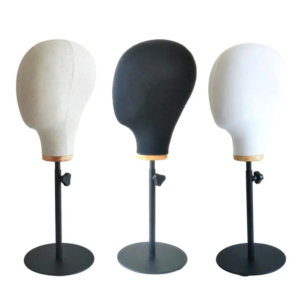 Stable Hair Mannequin Toupee Hairpiece Hat Jewelry Headphone Display Stand Stable Hair Mannequin Toupee Hairpiece Hat Jewelry Headphone Display Stand