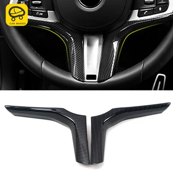 CarManGo Car Accessories Steering Wheel Panel Trim Sticker Cover Frame Carbon Interior Decoration for BMW 5 Series G30 2017-2020
CarManGo Car Accessories Steering Wheel Panel Trim Sticker Cover Frame Carbon Interior Decoration for BMW 5 Series G30 2017-2020