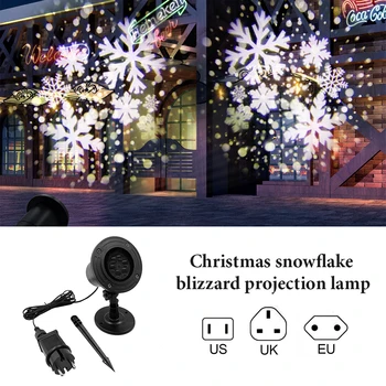 Outdoor Snowflake LED Light Moving Snow Laser Projector Christmas Party Lamp Outdoor Home Decoration Snow Laser Projector
Outdoor Snowflake LED Light Moving Snow Laser Projector Christmas Party Lamp Outdoor Home Decoration Snow Laser Projector
