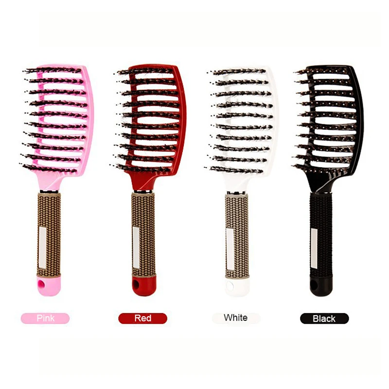 Hair Brush Scalp Massage Comb Hairbrush Bristle&Nylon Women Wet Curly Detangle Hair Brush for Salon Hairdressing Styling Tools
Hair Brush Scalp Massage Comb Hairbrush Bristle&Nylon Women Wet Curly Detangle Hair Brush for Salon Hairdressing Styling Tools