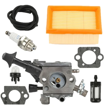 Replacement Carburetor Kit Gaskets Primer Bulb Fuel Air Filters Spark Plug For Stihl BR350 BR430 SR430 SR450 Leaf Blower Parts
Replacement Carburetor Kit Gaskets Primer Bulb Fuel Air Filters Spark Plug For Stihl BR350 BR430 SR430 SR450 Leaf Blower Parts