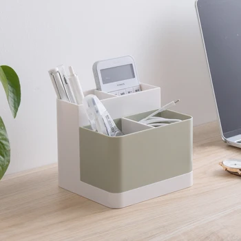 Multi-function 4-Grid Desktop pen holder stand Office School Storage Case Plastic Pen Box Container Desk Square Pencil Organizer
Multi-function 4-Grid Desktop pen holder stand Office School Storage Case Plastic Pen Box Container Desk Square Pencil Organizer
