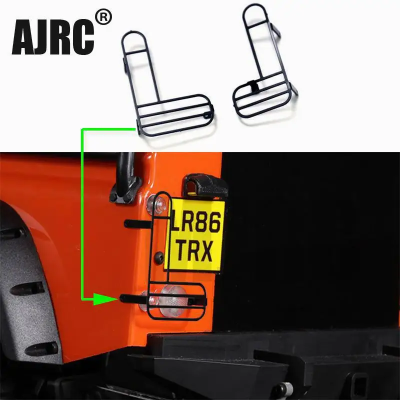 Металлический защитный абажур для 1/10 Rc Crawler Car Defender Traxxas Trx4 задний задняя лампа
