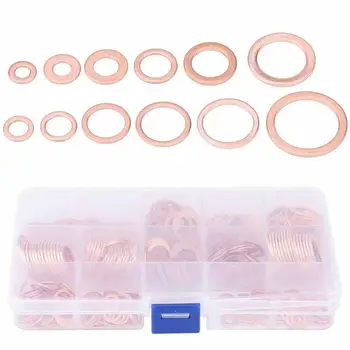 EIDRAN 280pcs 12 Sizes Assorted Solid Crush Copper Washer Sump Plug Banjo Bolt Tap Box
EIDRAN 280pcs 12 Sizes Assorted Solid Crush Copper Washer Sump Plug Banjo Bolt Tap Box