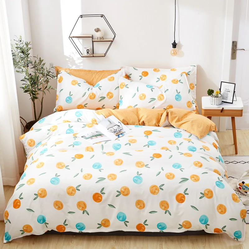 Cartoon fruit Bedding Set Soft Quilt Cover Pillowcase Warm Soft bed sets twin full queen king duvet cover sets yellow bedclothes
Cartoon fruit Bedding Set Soft Quilt Cover Pillowcase Warm Soft bed sets twin full queen king duvet cover sets yellow bedclothes
