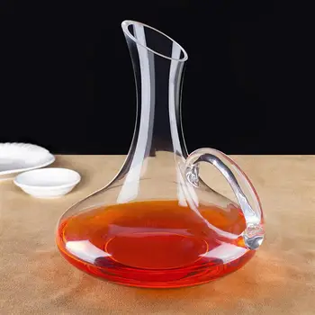 1pc Glass Whiskey Bottle Drink Decanter Distributor with Handle Bar Decoration 
1pc Glass Whiskey Bottle Drink Decanter Distributor with Handle Bar Decoration