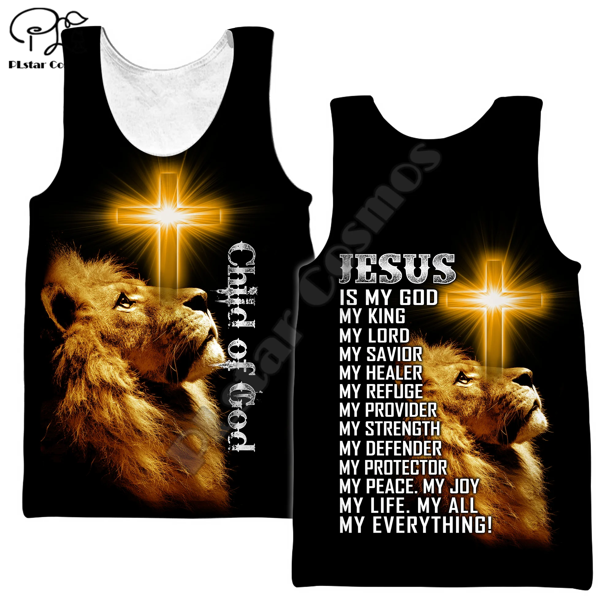 PLstar Cosmos Premium Christian Jesus Child Of God 3D Print 2021 New Fashion Summer Tank Top For Men/Women Casual Beach Vest G26
PLstar Cosmos Premium Christian Jesus Child Of God 3D Print 2021 New Fashion Summer Tank Top For Men/Women Casual Beach Vest G26