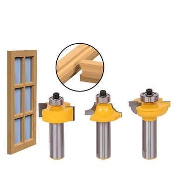 3pcs 1/2 Inch Shank Router Bits Set Glass Door Wood Working Cutting Smooth Round Over Blades Set For Slotted Wood Screw Holes
3pcs 1/2 Inch Shank Router Bits Set Glass Door Wood Working Cutting Smooth Round Over Blades Set For Slotted Wood Screw Holes